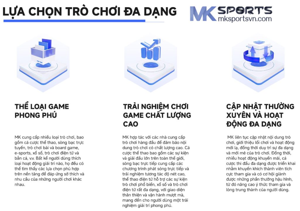 Các Dịch Vụ Nổi Bật Của MK Sports