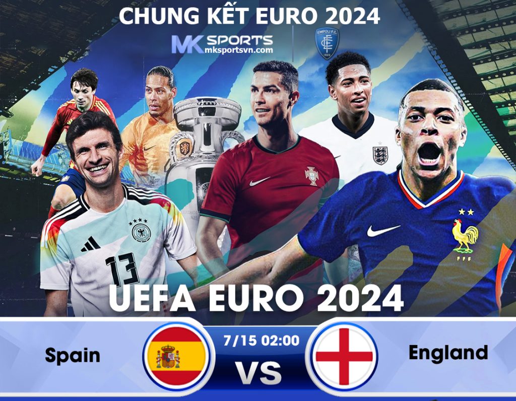 Soi Kèo - Tỷ Lệ Kèo Trận Chung Kết Euro 2024 MKBET MK SPORTS